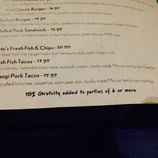 Bulgogi Pork Tacos