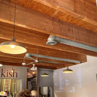 Room where you order and pay for the beers