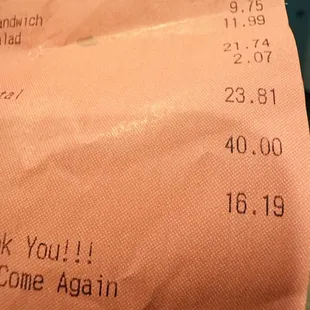 Almost $24 is excessive.