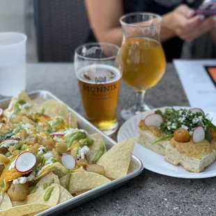 Jackfruit Nachos &amp; Summer Squash Toast