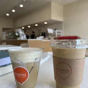 Biscoff Latte and Einspanner! Yummmm