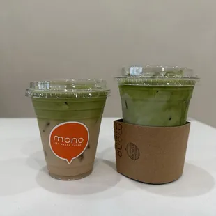 Banana Milk Matcha Latte