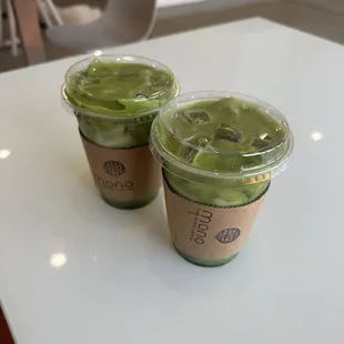 Mango Matcha Latte