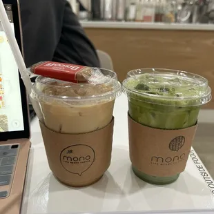 Strawberry Matcha Latte