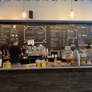 a man working behind the counter