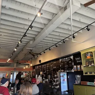 customers sitting at tables
