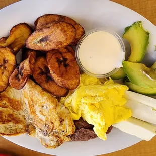 Traditional Honduran breakfast