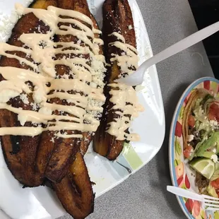 Platanos maduros, yum!