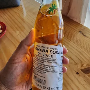 Banana soda