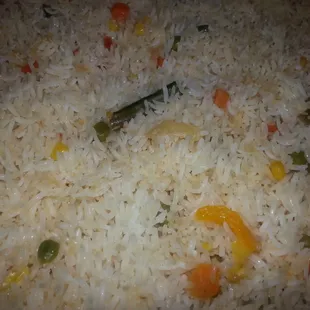 rice and vegetables