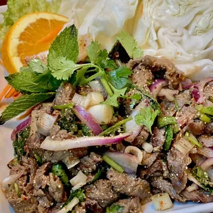 Waterfall Salad (Num Tok)