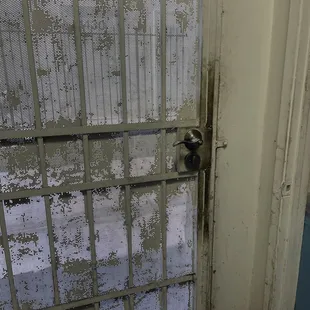 the door to a jail cell
