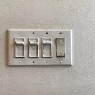 a four gang light switch