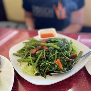 SAUTED WATERCRESS (CHA TRA-KUEN)