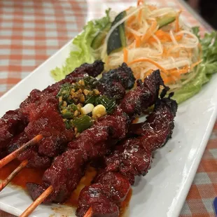 Beef Skewers