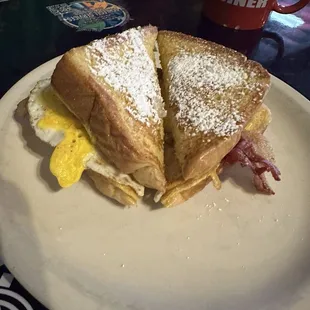 French toast breakfast sandwich