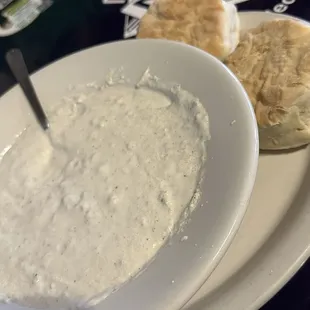 7. Sausage Gravy and 2 Biscuits
