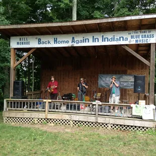 Hippy Hill Stage: Deep Fried Pickle Project playing John Hartford Memorial Festival