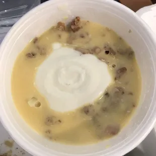 Loaded mash potatoes