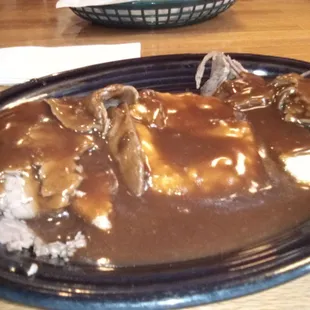 meat and gravy