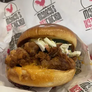 Honey Bun Hot Chicken Sandwich