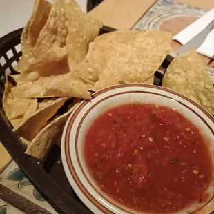 Chips and salsa.