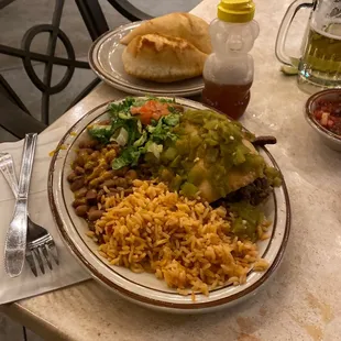 Adovada Stuffed Sopapilla