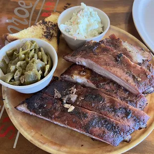 Rib Lunch (half rack was 6 bones)