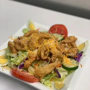 Crispy chicken salad