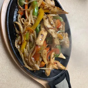 Chicken or Beef Fajitas