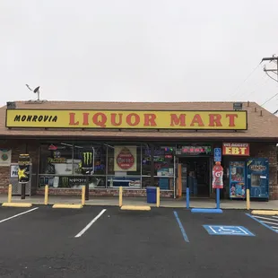 the front of the store