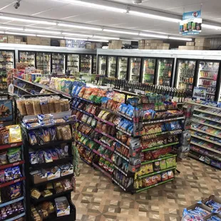 a wide selection of liquor