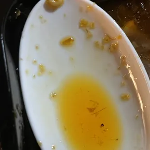 a plate of food on a tray