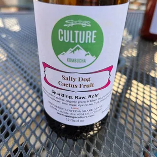 Cactus fruit kombucha
