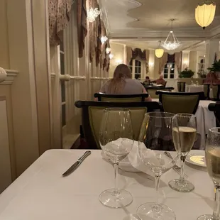 Dining room by fireworks window