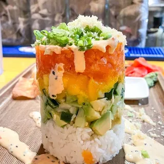 Spicy Salmon Stack