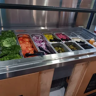 Toppings bar
