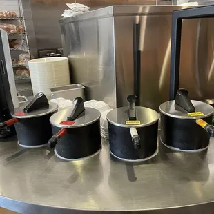 Ketchup, mayo, mustard