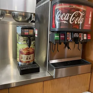 Beverage options, not an overwhelming amount