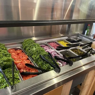 Fresh produce, serve yourself style