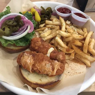 Buffalo Chicken Burger 🌶