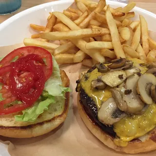 Mushroom Cheeseburger