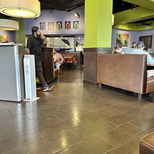 people in a restaurant
