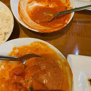 Butter chicken (mild and spicy) Curry