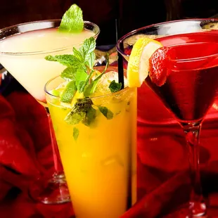 drink, sushi and sashimi