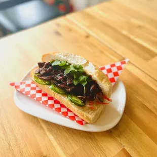 Grilled Beef Banh Mi