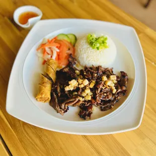 Beef Rice Plate