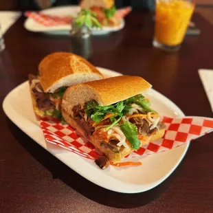 Grilled pork banh mi