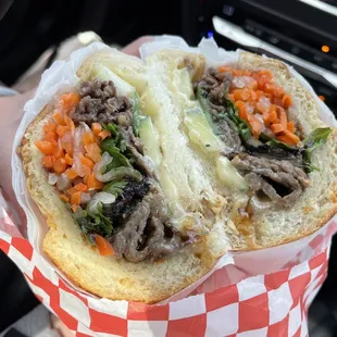 Pork bahn mi