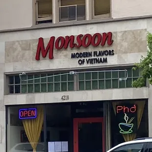 Front of the restaurant